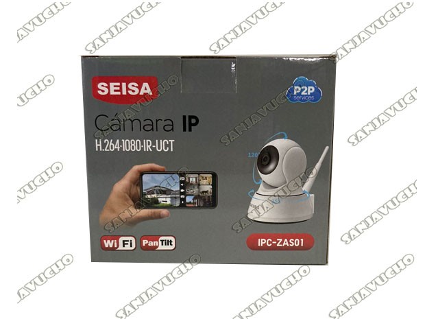 &u+ CAMARA IP ROBOTICA WIFI BIDIRECCIONAL IPC-ZAS01